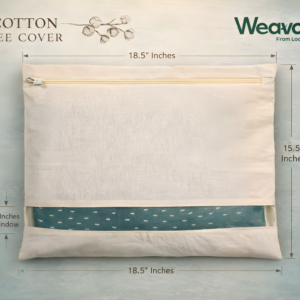 cotton saree cover with transparent window