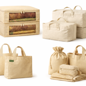 premium cotton saree storage box set